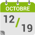 Agenda des 12 et 19 octobre