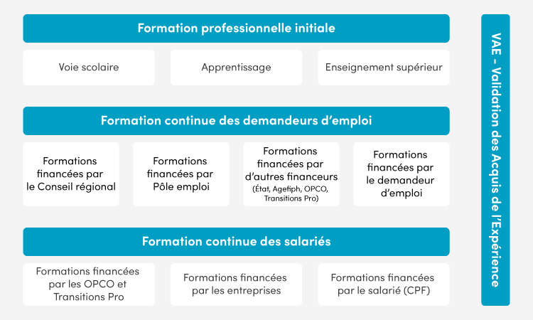 schéma de la formation professionnelle